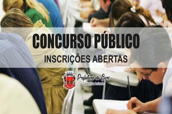 PREFEITURA ABRE INSCRIÇÕES PARA CONCURSO PÚBLICO